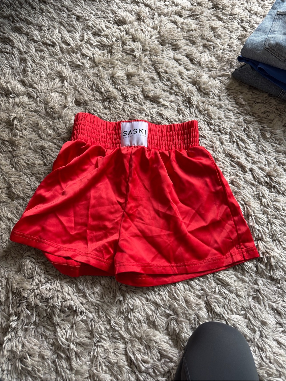 SASKI Women's Red Boxing Shorts